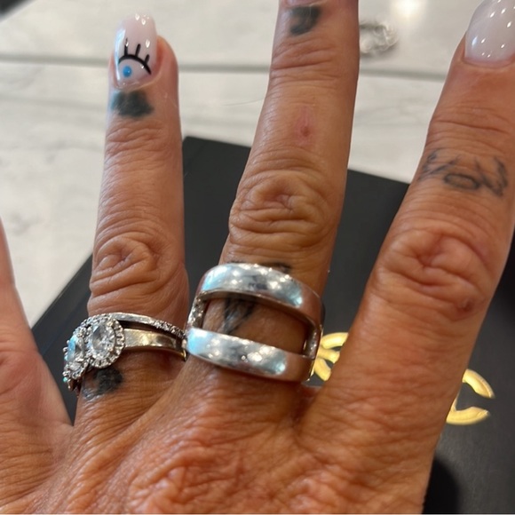 Hoorsenbuhs masque silver ring - Picture 4 of 6